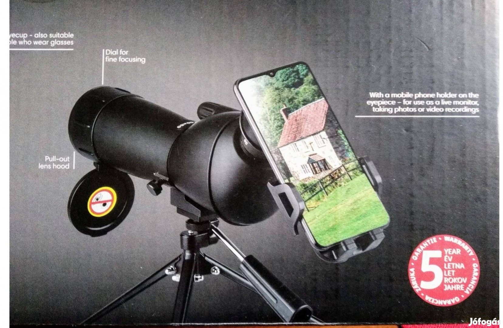 Mobiltelefonhoz Spektiv Távcső Új német Márka Auriol(Bresser)