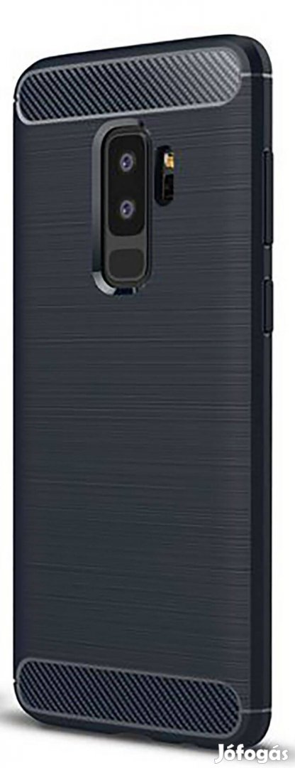 Mobiltelefontok Samsung S8+ S8 telefonra szénszálas textúra fekete