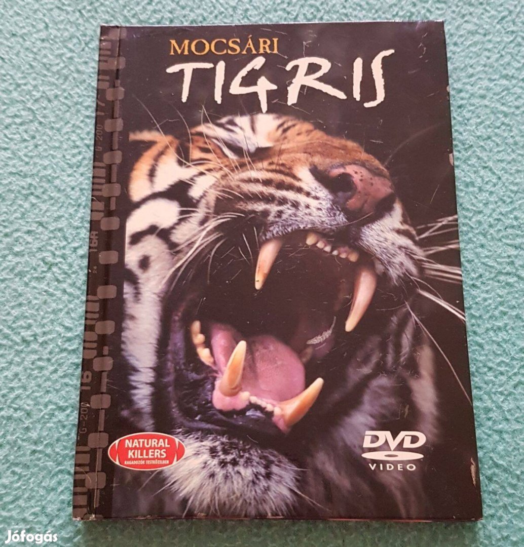 Mocsári tigris dvd + könyv (Natural Killers - Ragadozók testközelben)