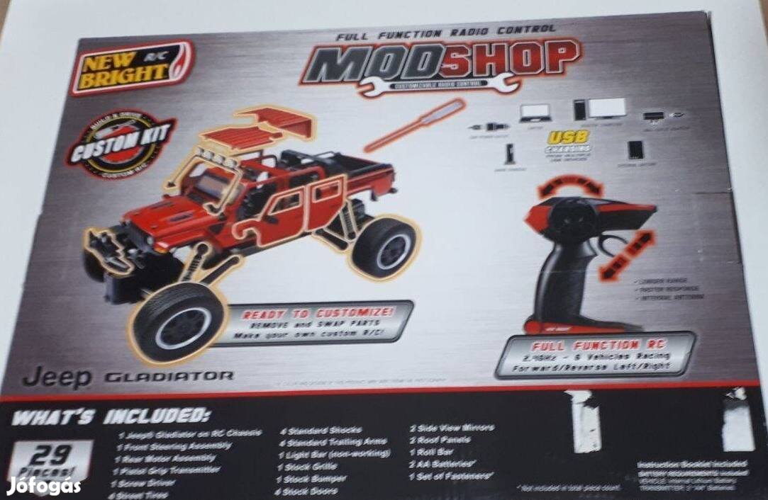 Mod shop összeszerelhető távirányítós autó!