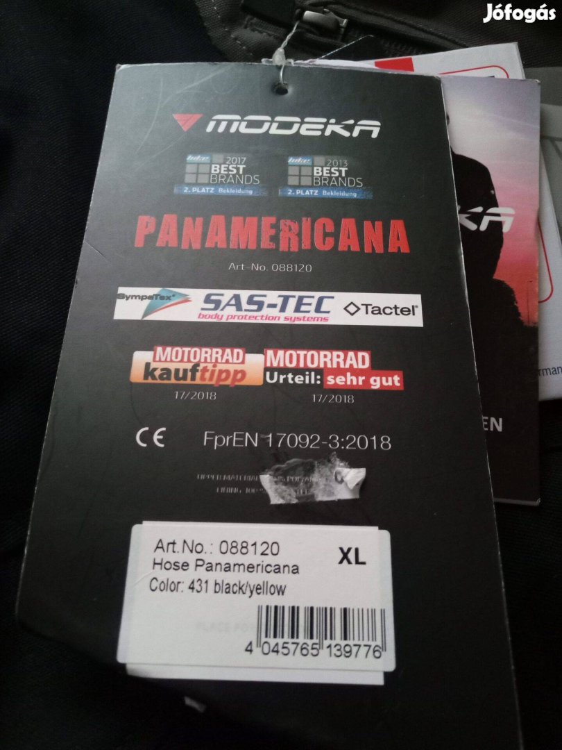 Modeka Panamericana motoros ruházat Új!!!