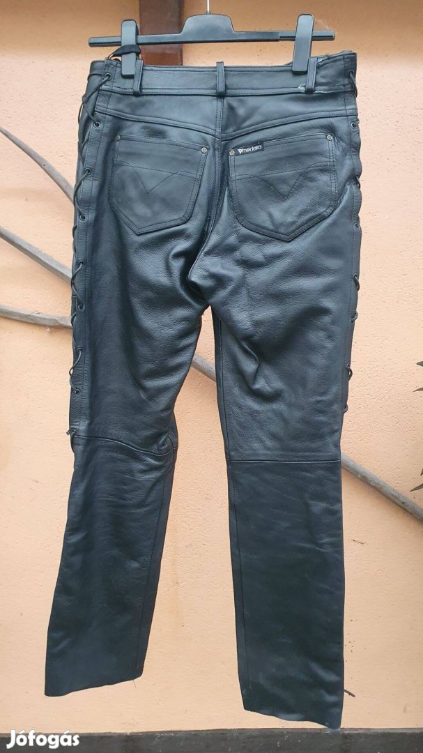 Modeka fűzős bőr nadrág derék 42cm