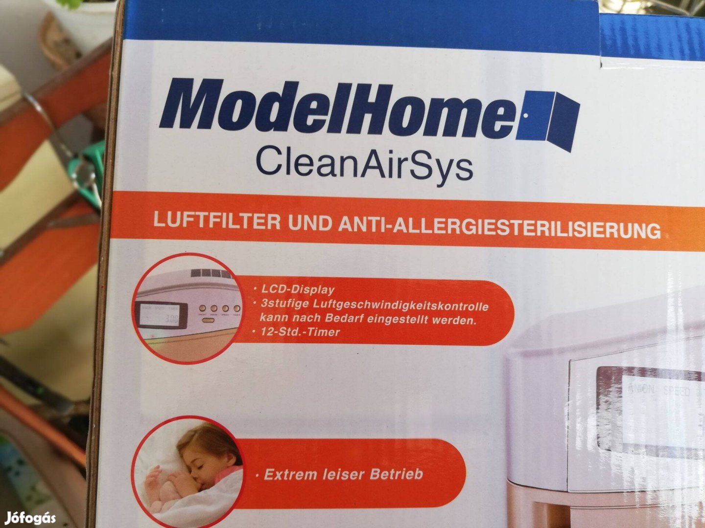 Modelhome clean air sys légtisztító - távvezérlő nélkül 4000 forint