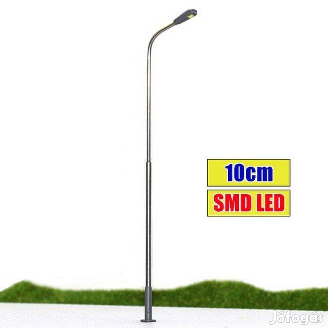 Modell Lámpa Makett - LED-es! - 10cm / H0 HO OO S