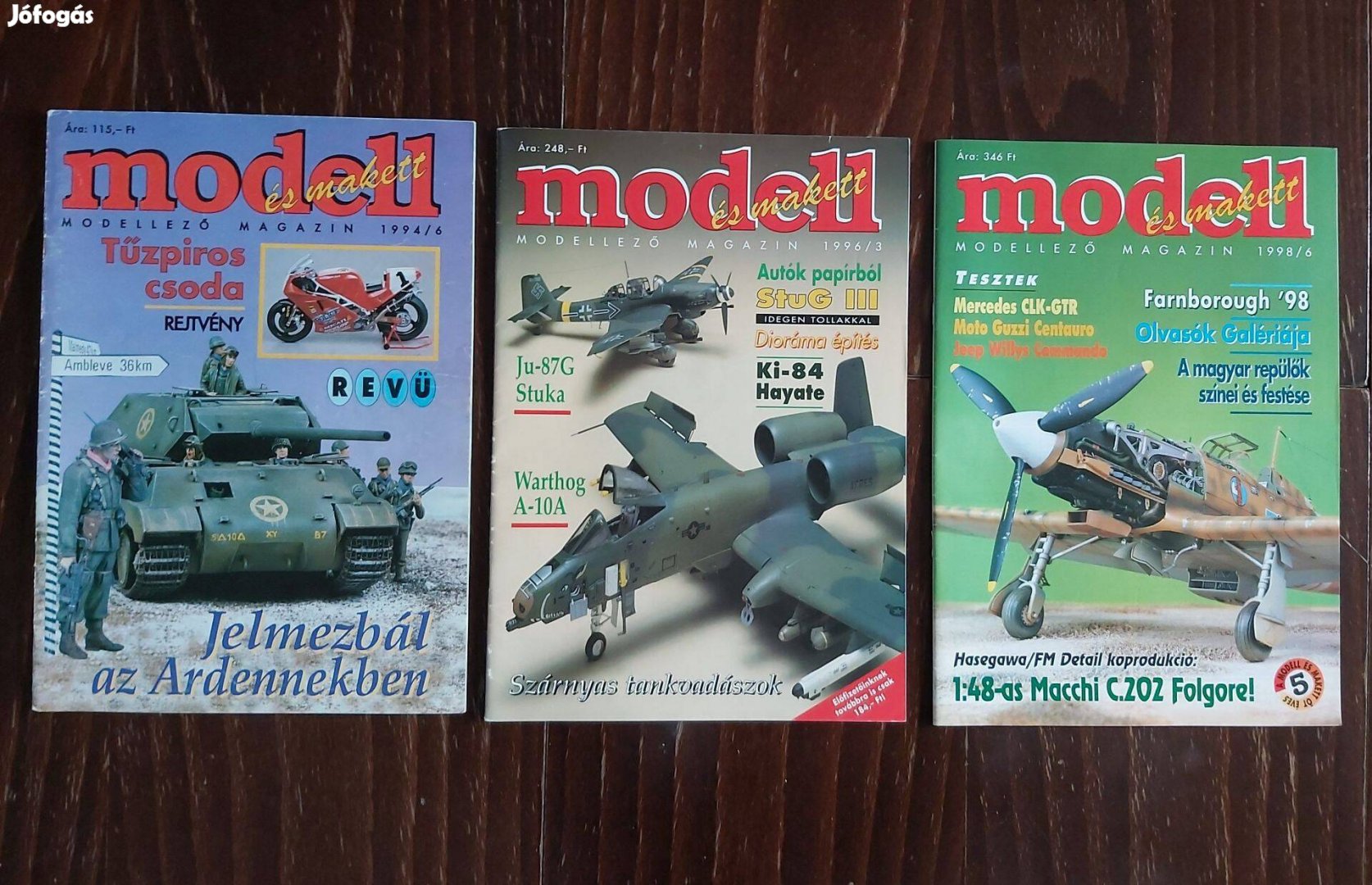 Modell és makett magazin (1994/6. - 1996/3.- 1998/6.)