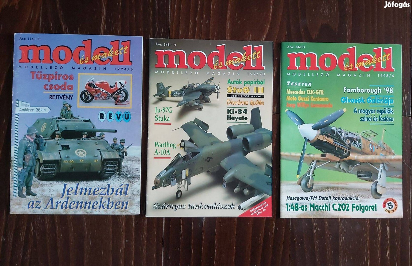 Modell és makett magazin (1994/6. - 1996/3.- 1998/6.)