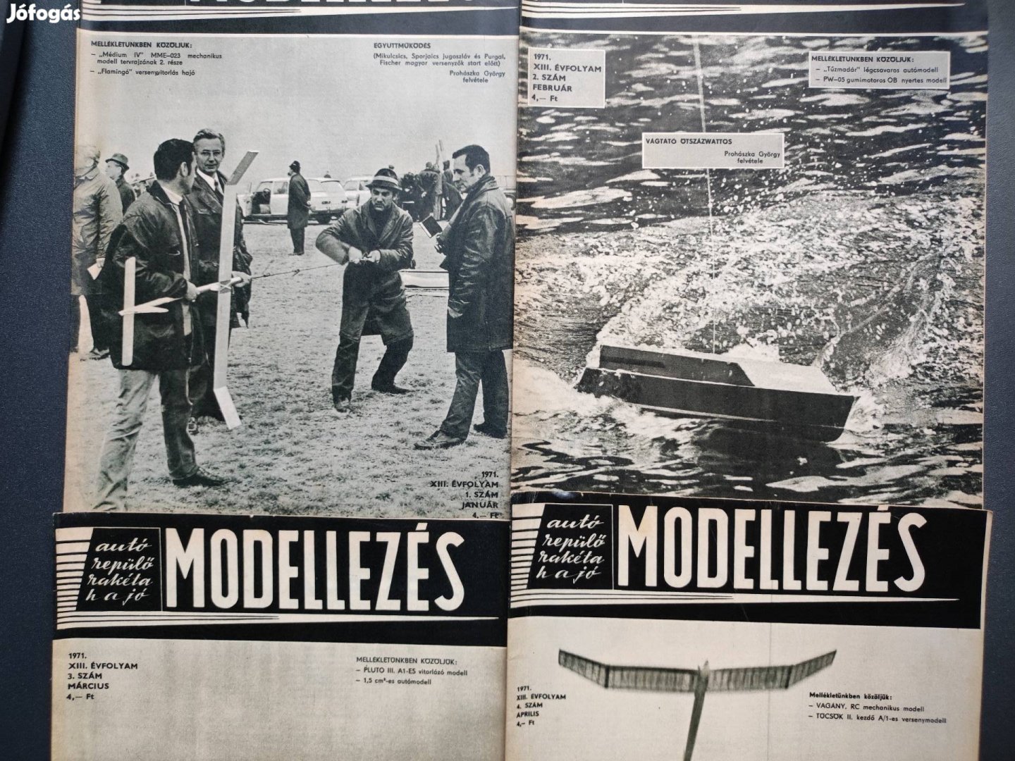 Modellezés újság1971-s számai!!! 11 darab!!