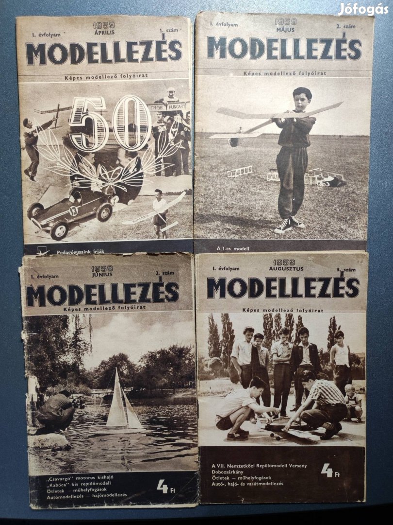 Modellezés újság 1959/4 első számtól!!