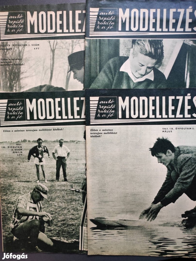 Modellezés újság 1967-s számai!!!