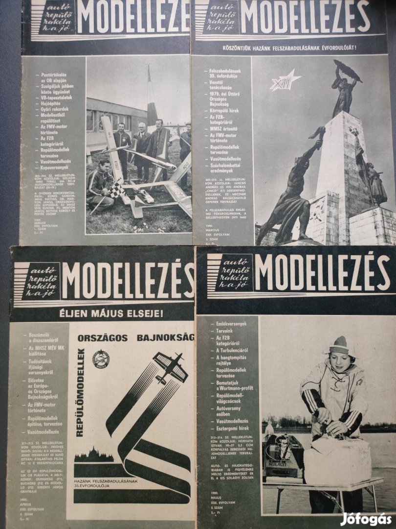 Modellezés újság 1980-s számai!!!