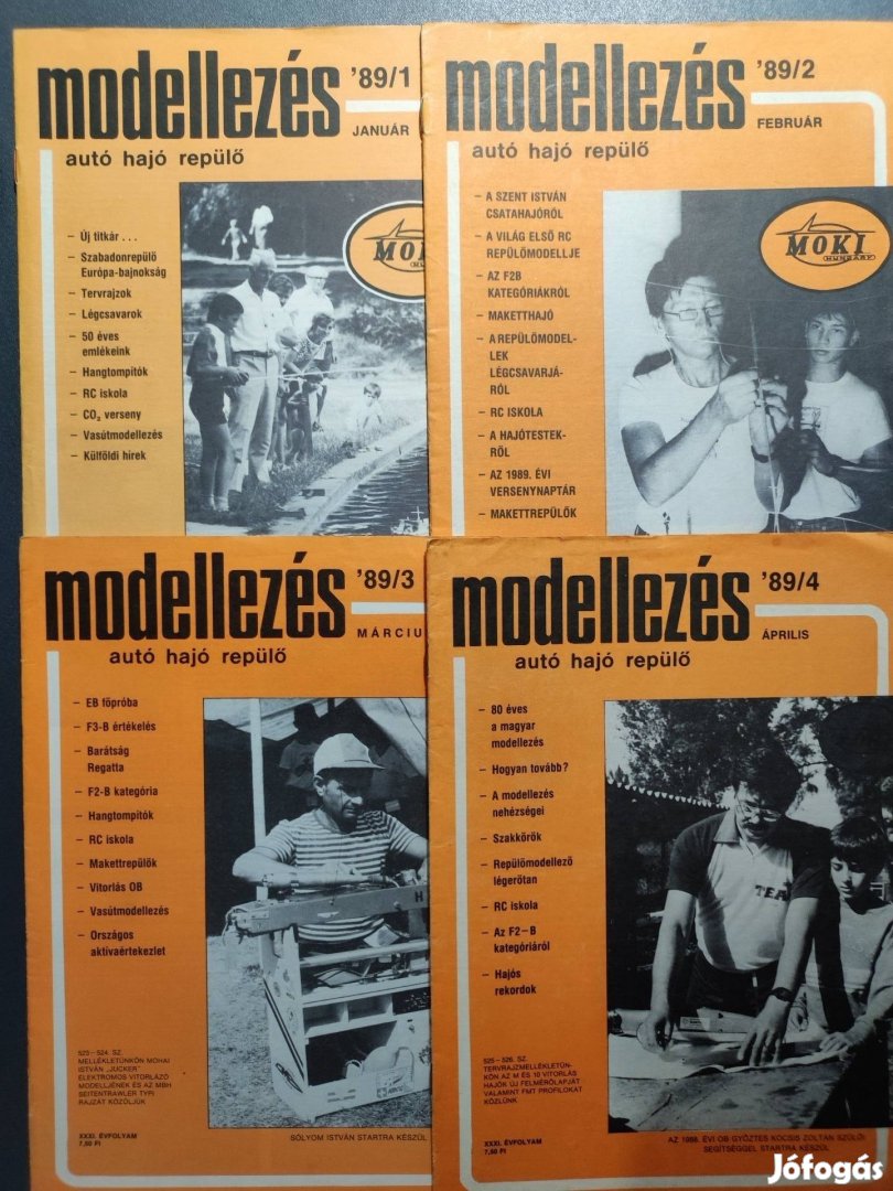 Modellezés újság 1989 -s számai!