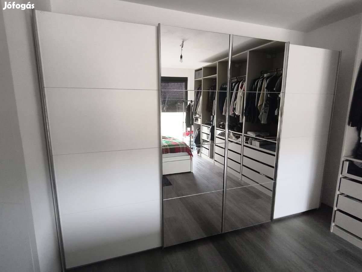 Modern James Wood toló ajtos gardrób szekrény