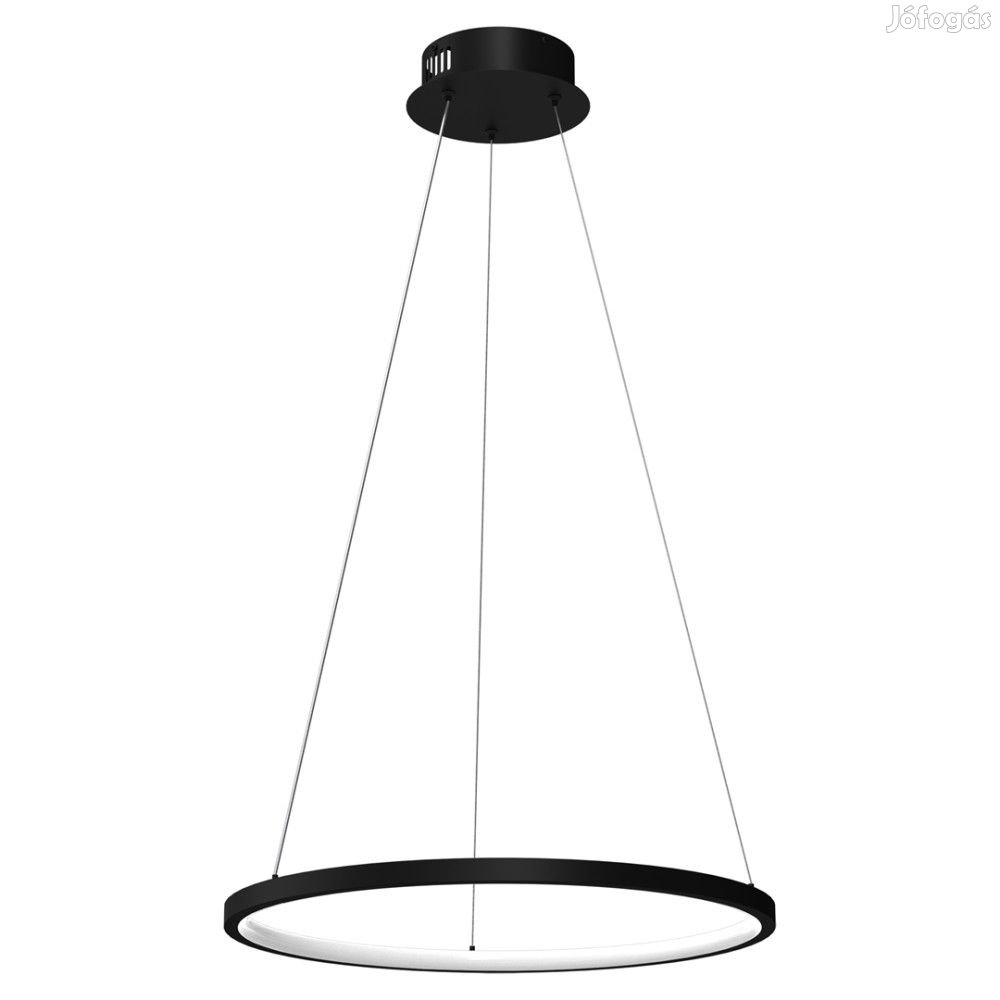 Modern LED függőlámpa fekete 27W Milagro Rotonda Black 1350lm 4000K M