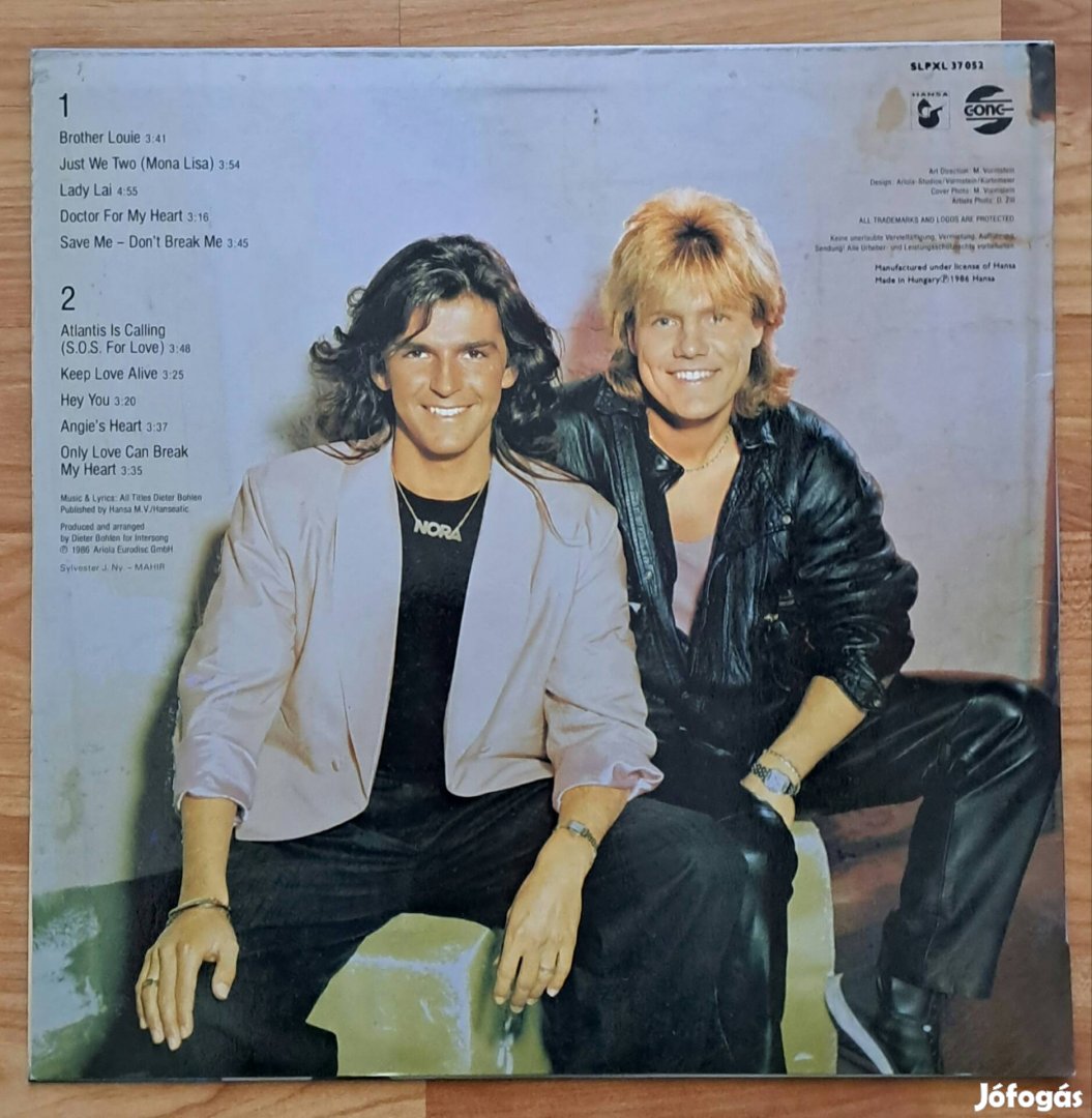 Modern Talking 3. bakelit albuma újszerű állapotban