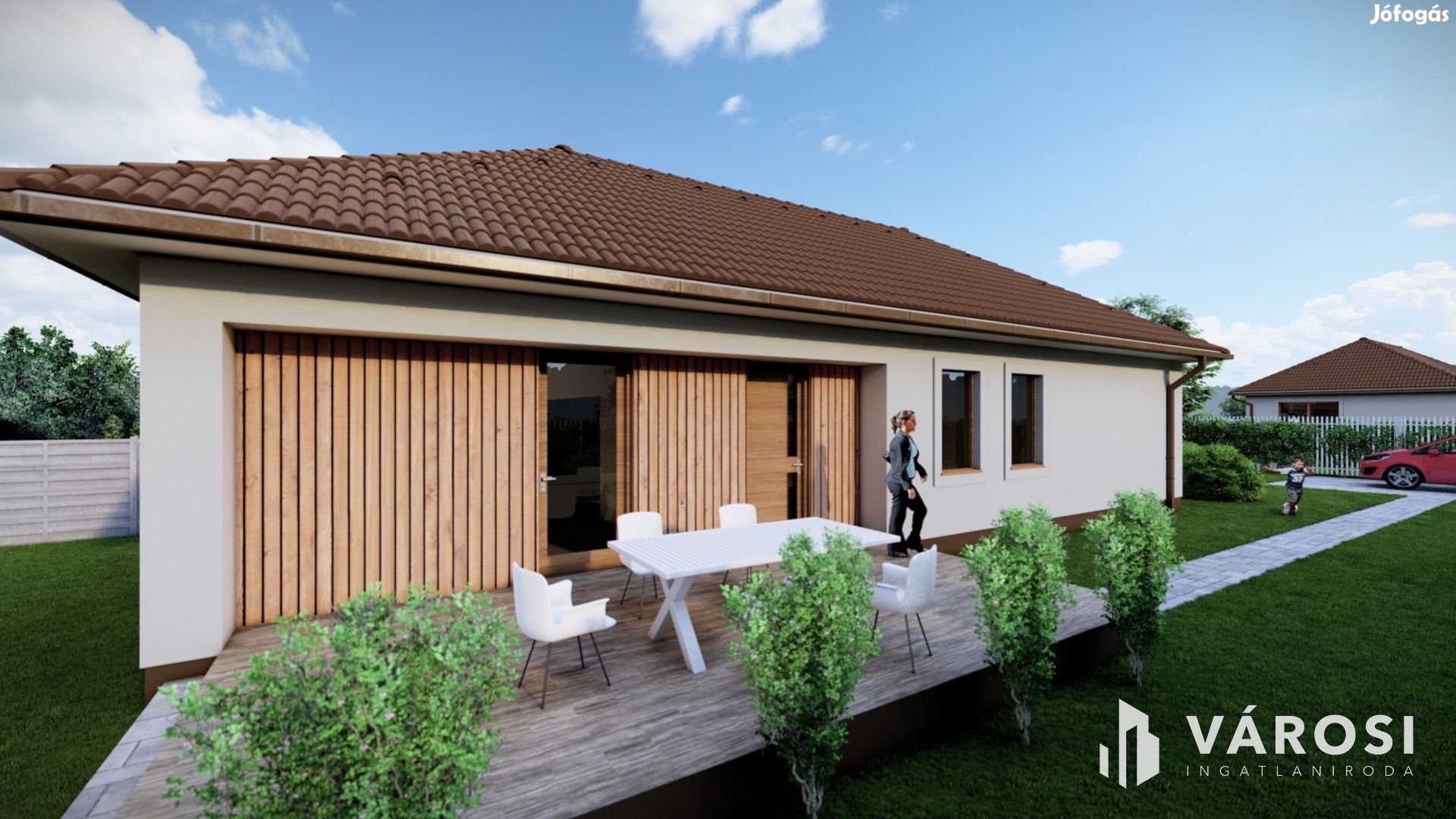 Modern, új építésű, hőszivattyús, 95 m2-es családi ház