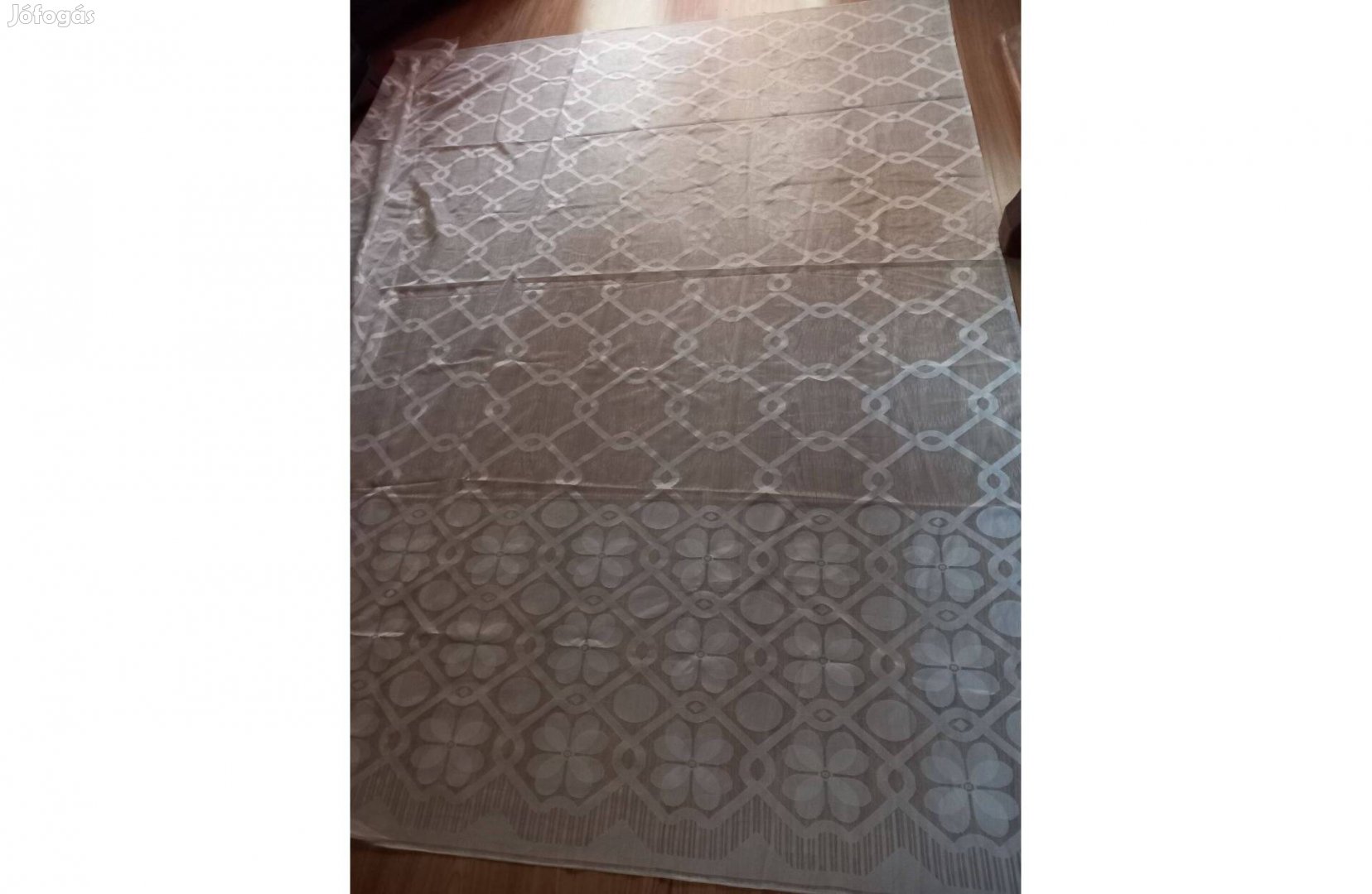 Modern fehér függöny 255 x 244 cm - Újszerű