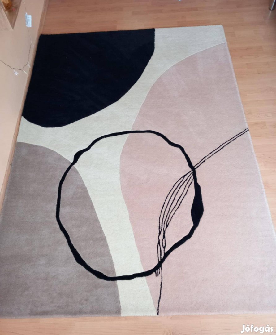Modern gyapjuszőnyeg 160x220, újszerű állapptban