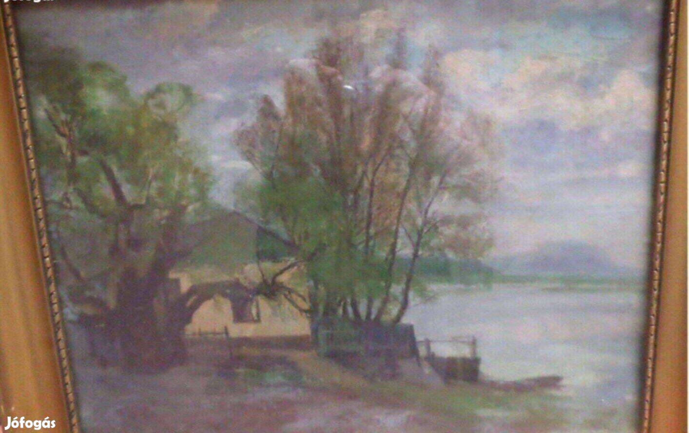 Modern kép festmény Balaton tájkép Képcsarnok