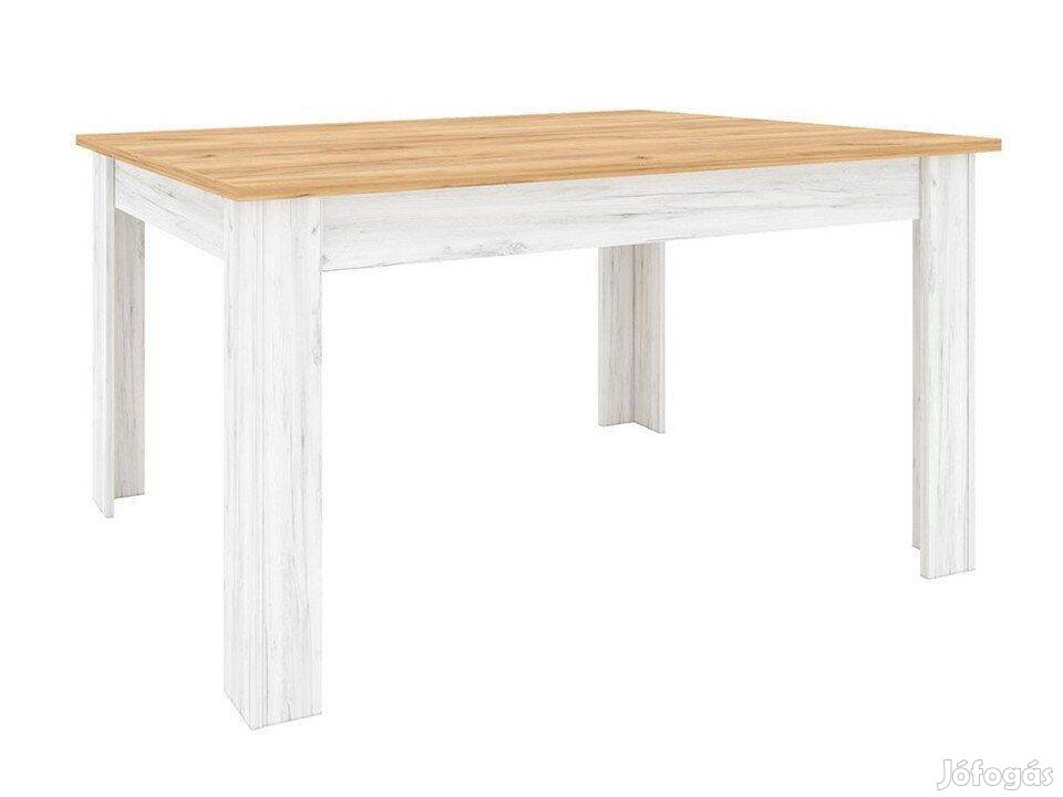 Modern kinyitható étkezőasztal Tölgy/Fehér színben Magas minőség!