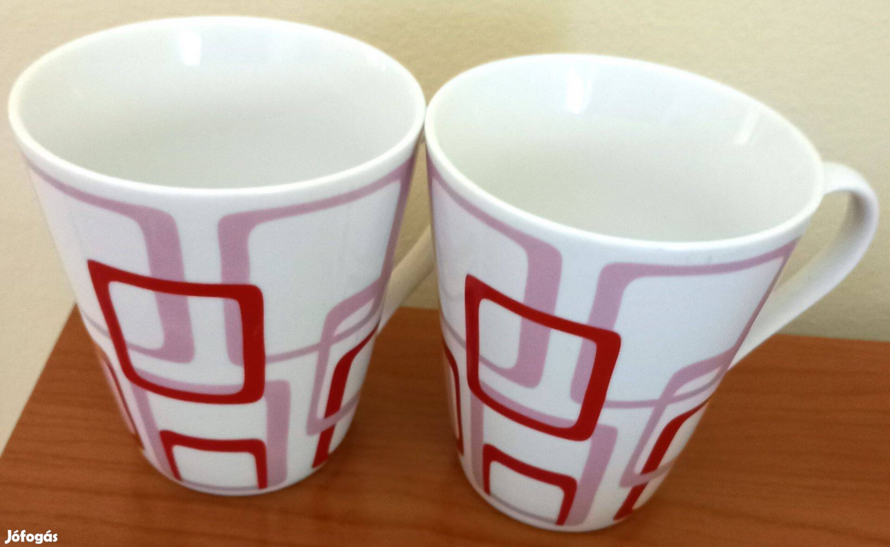 Modern mintás bögre 3 dl-es párban