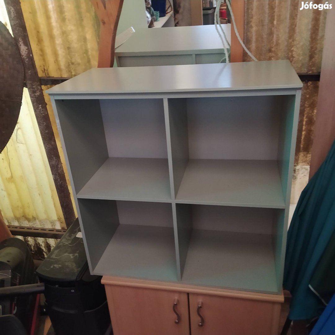 Modern nyitott polc, játék tárolo szekrény