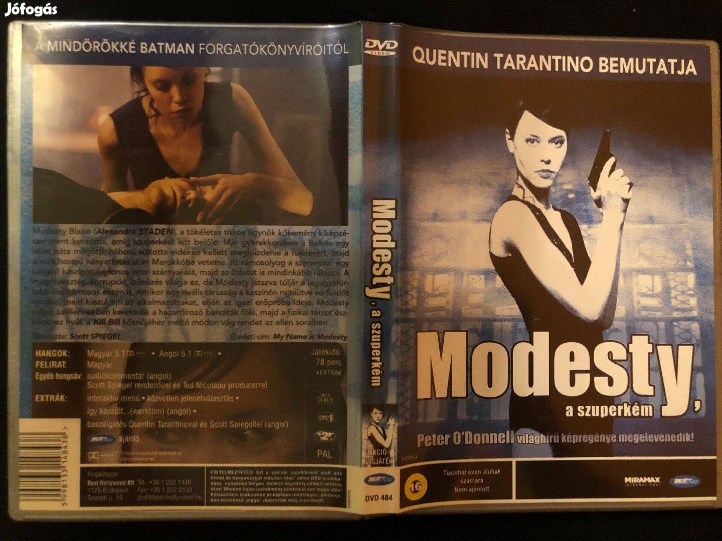Modesty, a szuperkém DVD (karcmentes, Quentin Tarantino)