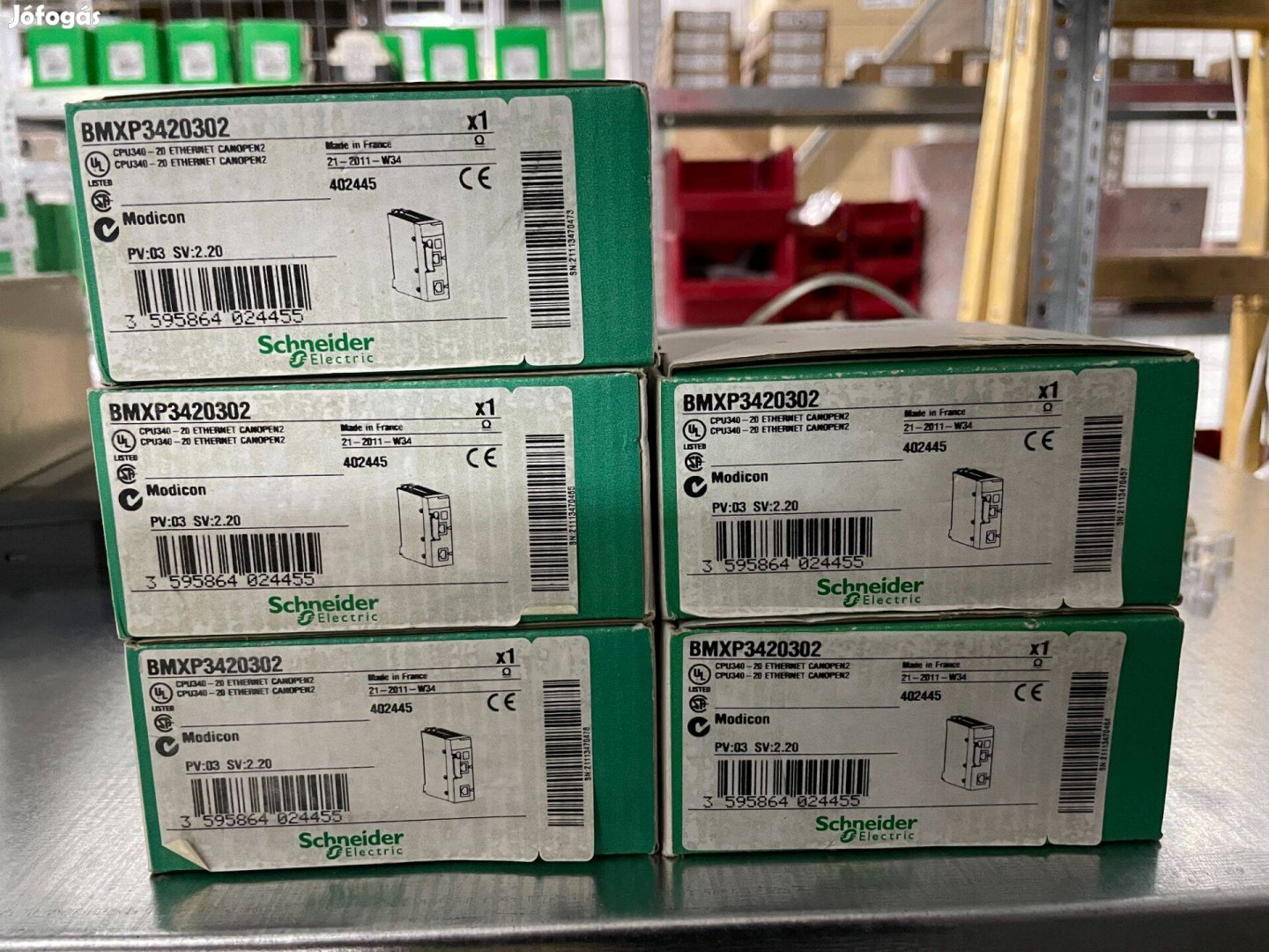 Modicon CPU340 PLC CAN Open, Ethernet(5db)