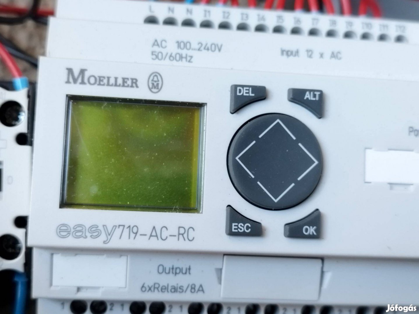 Moeller vezérlő relé EASY719-AC-RC stb