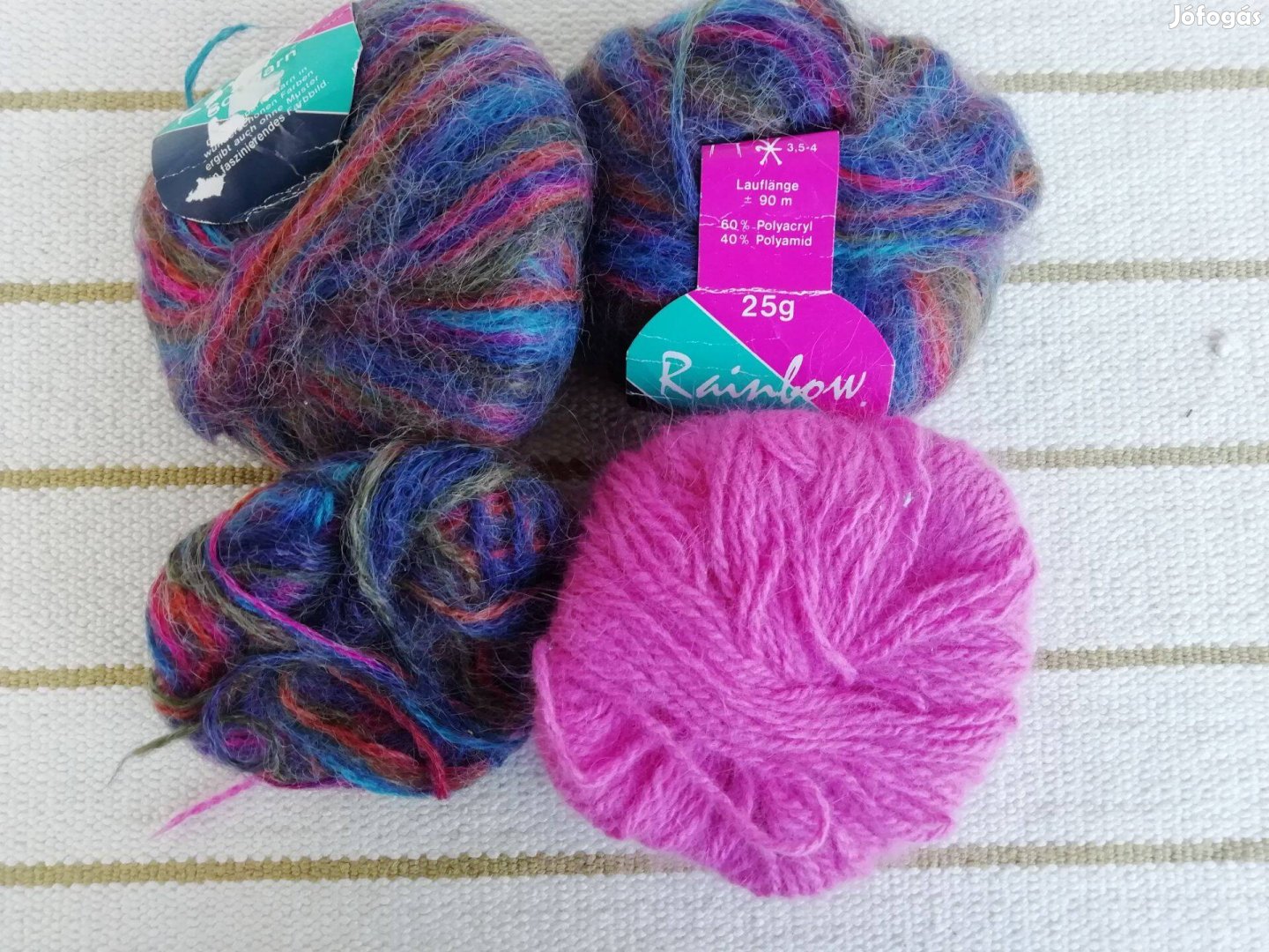 Mohair kinézetű fonal 75 gr