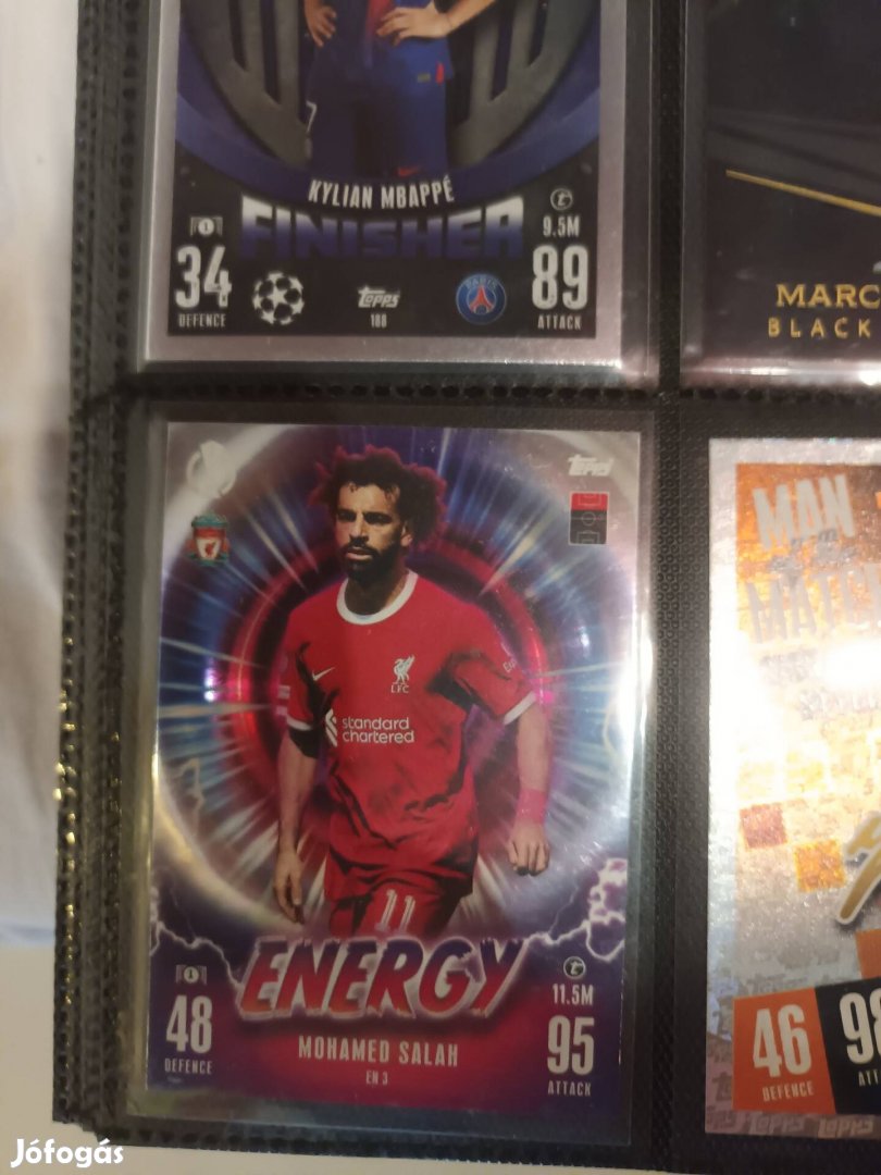 Mohamed Salah Energy focis kártya