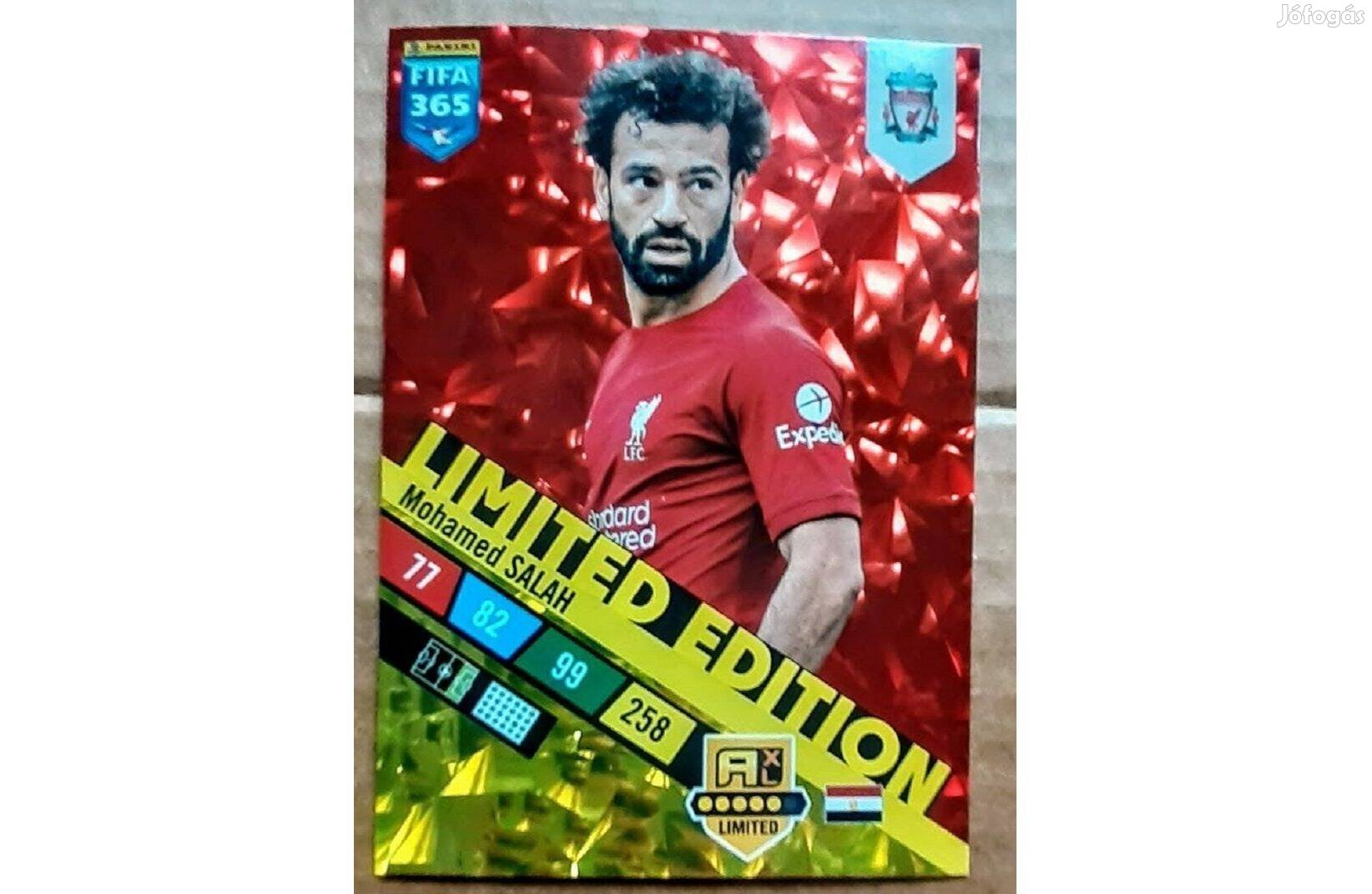 Mohamed Salah Liverpool Limited focis kártya Panini FIFA 365 2023