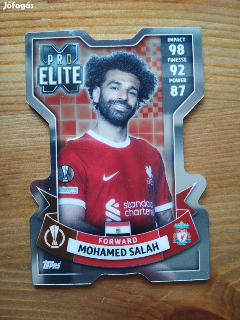 Mohamed Salah (Liverpool) Chrome X Pajzs BL Extra 2023 kártya