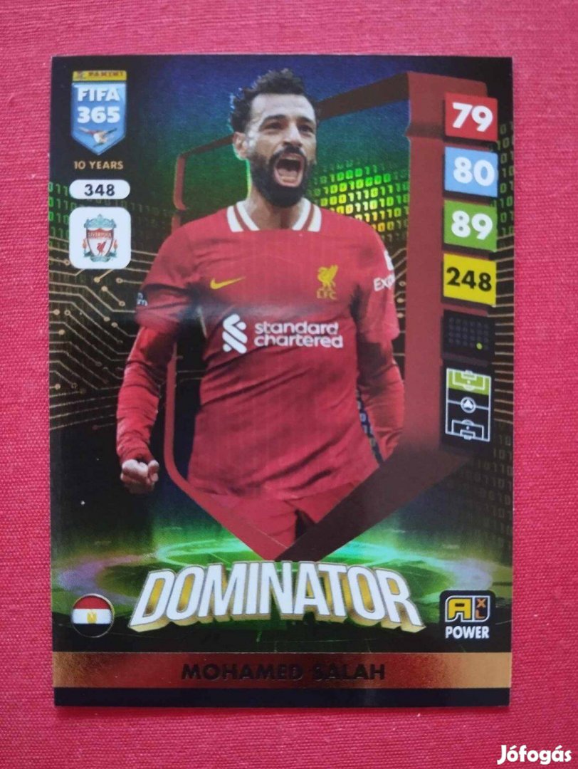 Mohamed Salah (Liverpool) FIFA 365 2025 Power Dominator focis kártya