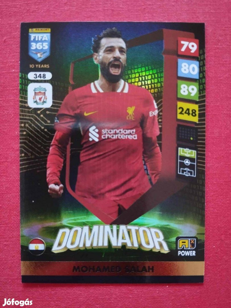 Mohamed Salah (Liverpool) FIFA 365 2025 Power Dominator focis kártya