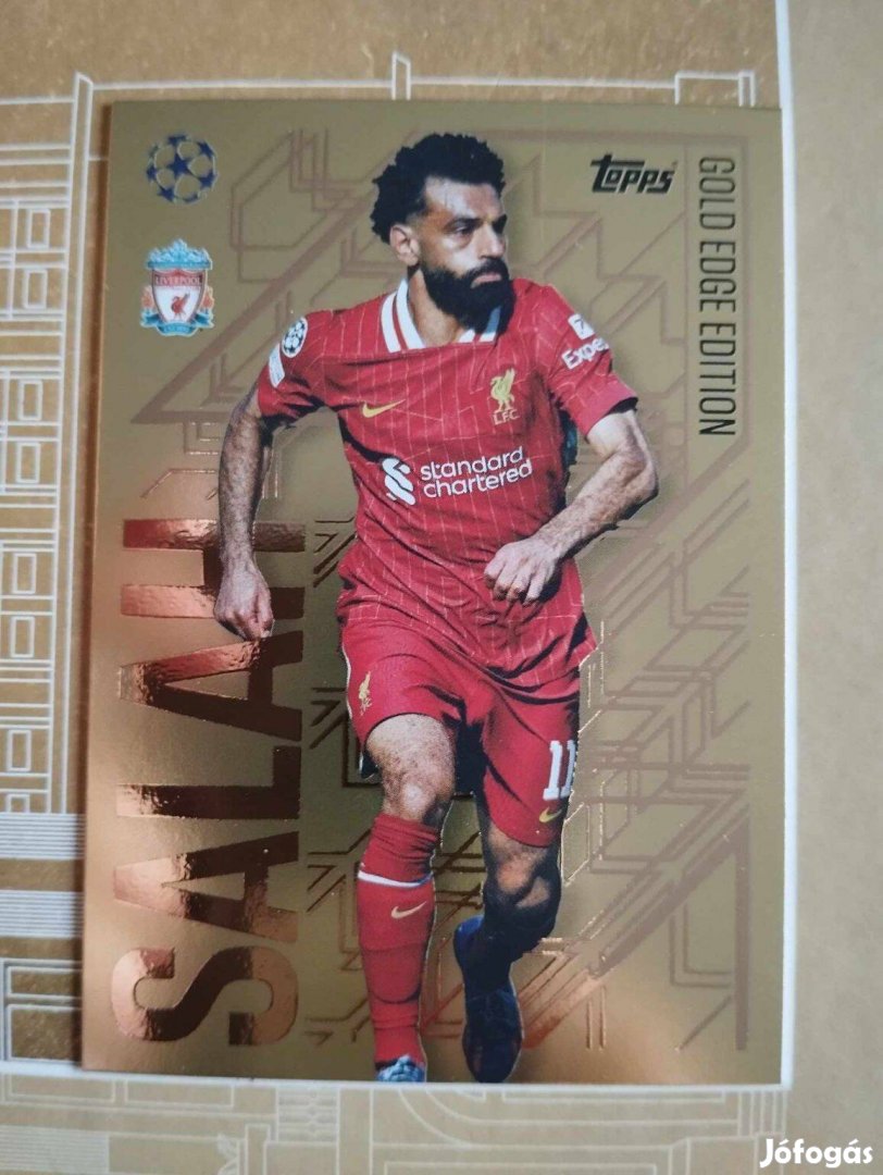 Mohamed Salah (Liverpool) Gold Edge Bajnokok Ligája 2024/25 kártya