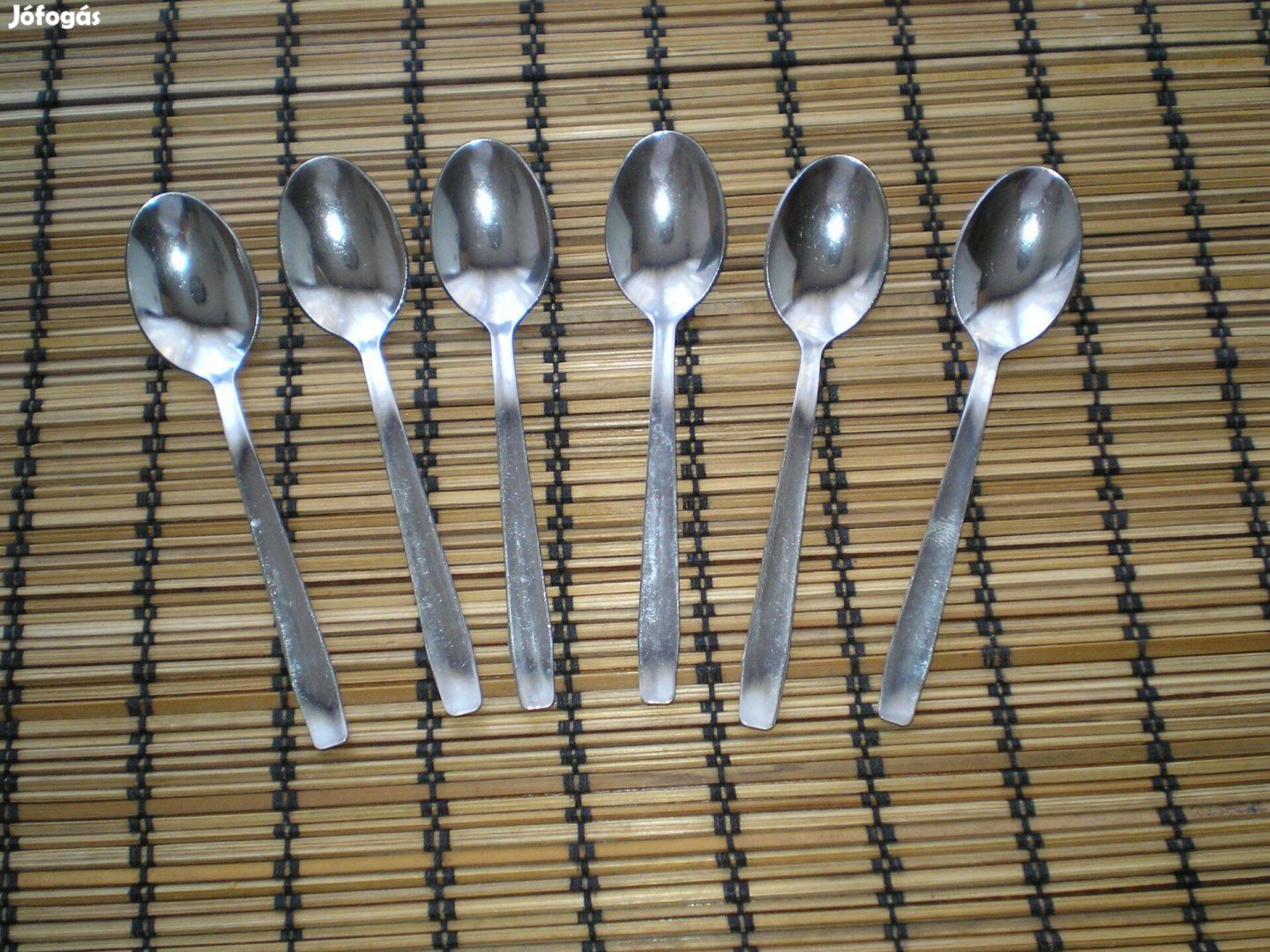 Mokkás kanalak 6 darab régebbi, de szép állapotú készlet