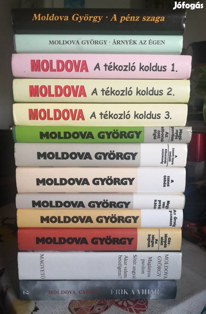 Moldova György könyv gyüjtemény csomag eladó egyben. 