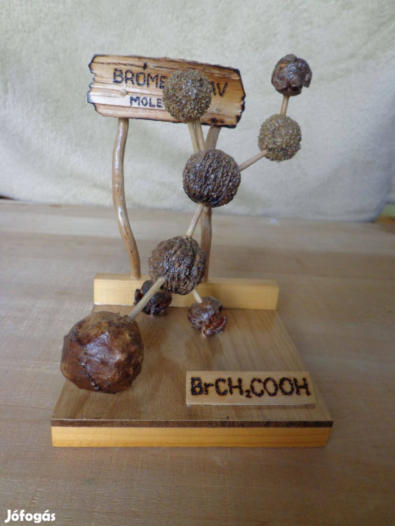 Molekula 3D-ben, dísztárgy