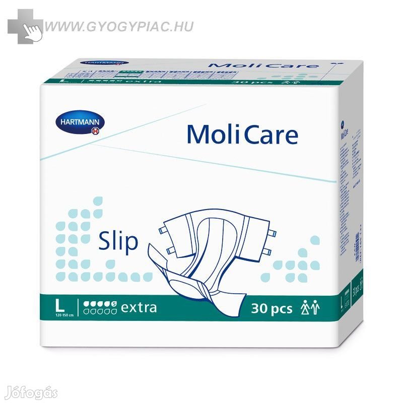 Molicare Slip Extra légáteresztő inkontinencia nadrágpelenka 30 db