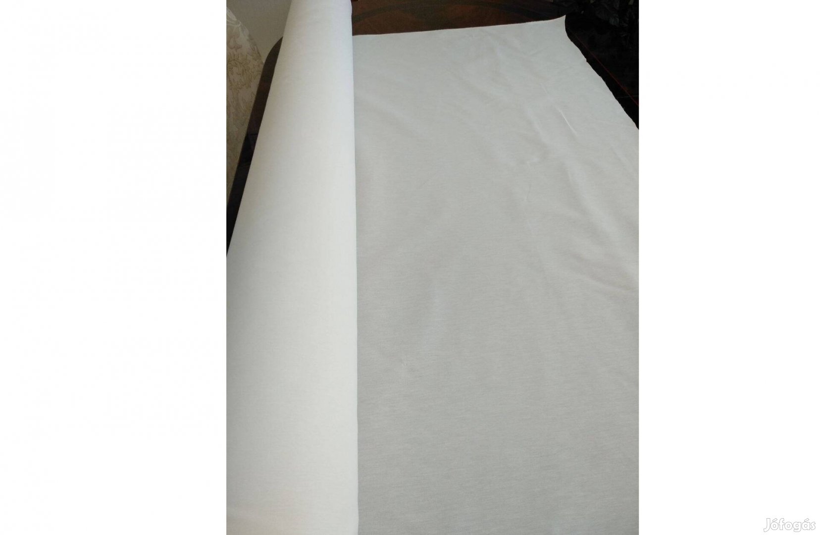 Molinó törtfehér új méterárú, textil, anyag, kárpitozáshoz is kiváló