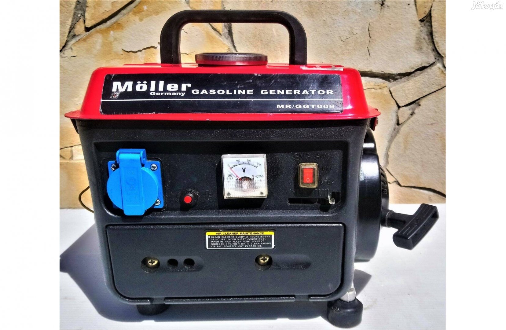 Möller 950W benzinmotoros generátor, aggregátor Csepelen eladó