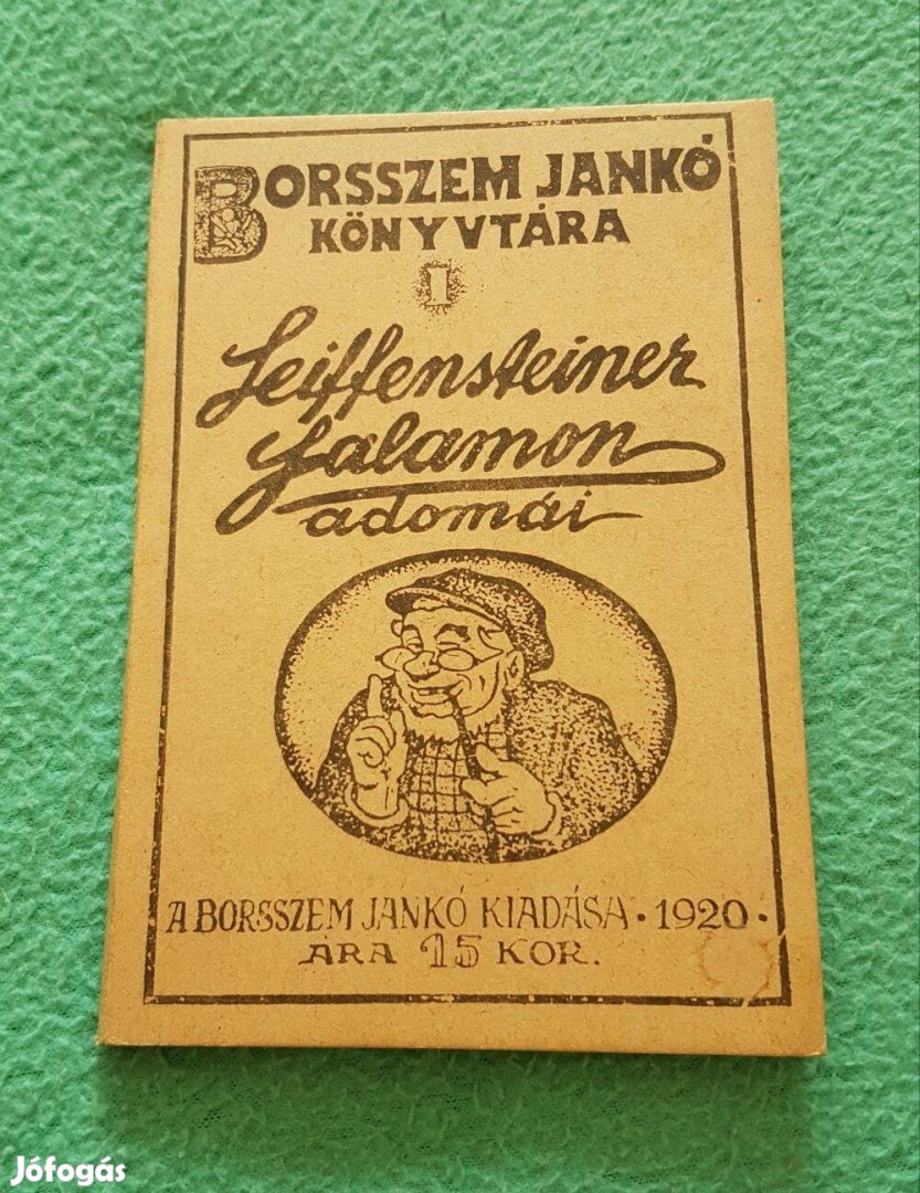 Molnár Jenő - Bér Dezső: Seiffensteiner Salamon adomái könyv
