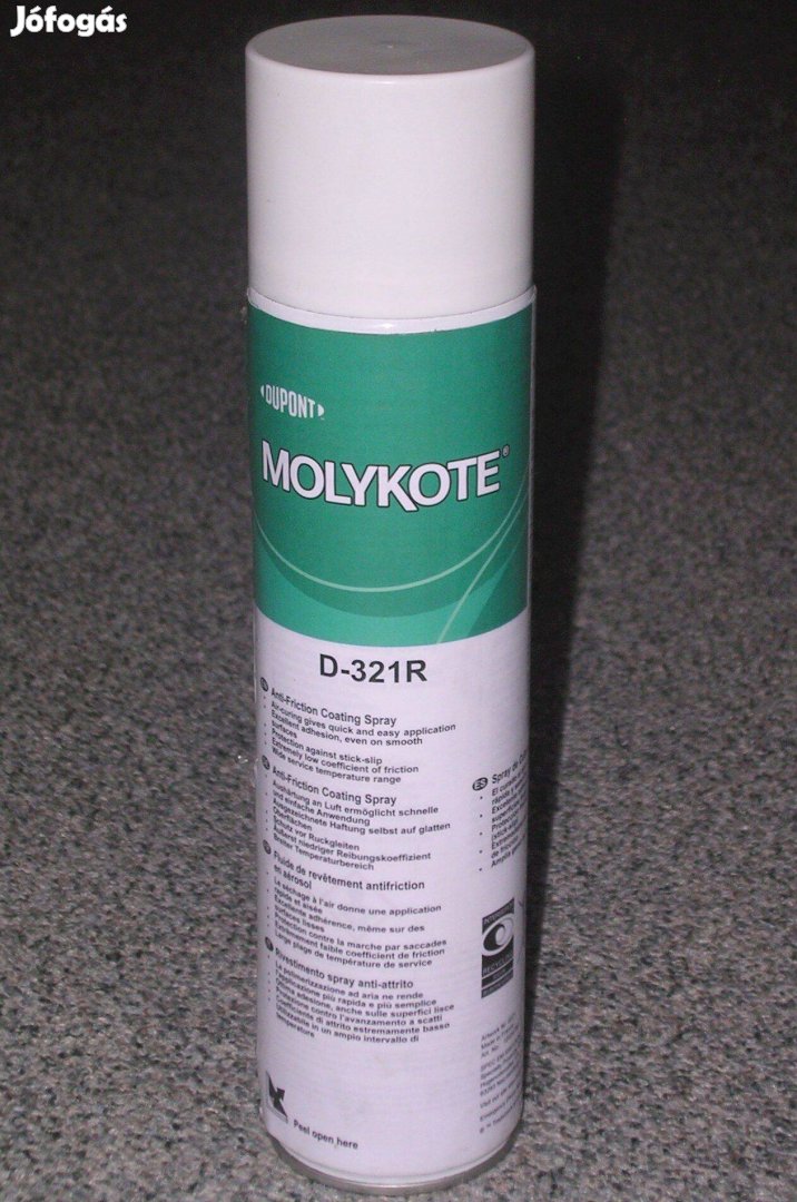 Molykote D-321R. Speciális, súrlódáscsökkentő spray. 400ml