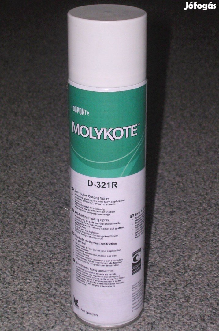 Molykote D-321R. Speciális, súrlódáscsökkentő spray. 400ml