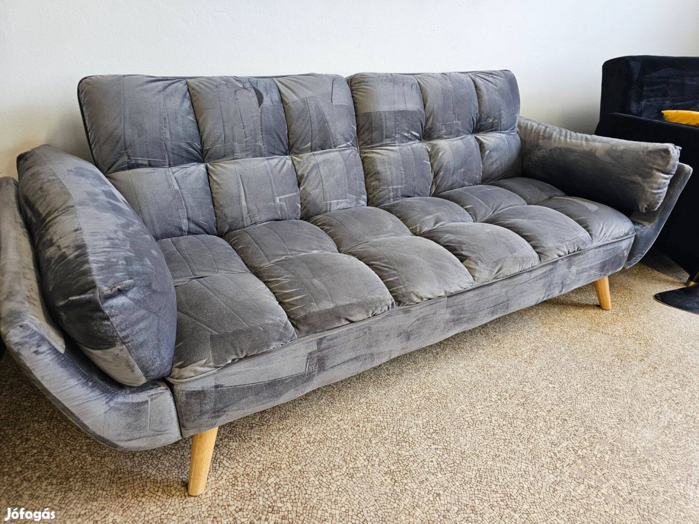 Mömax Cora 220 cm cm bársony kanapéágy