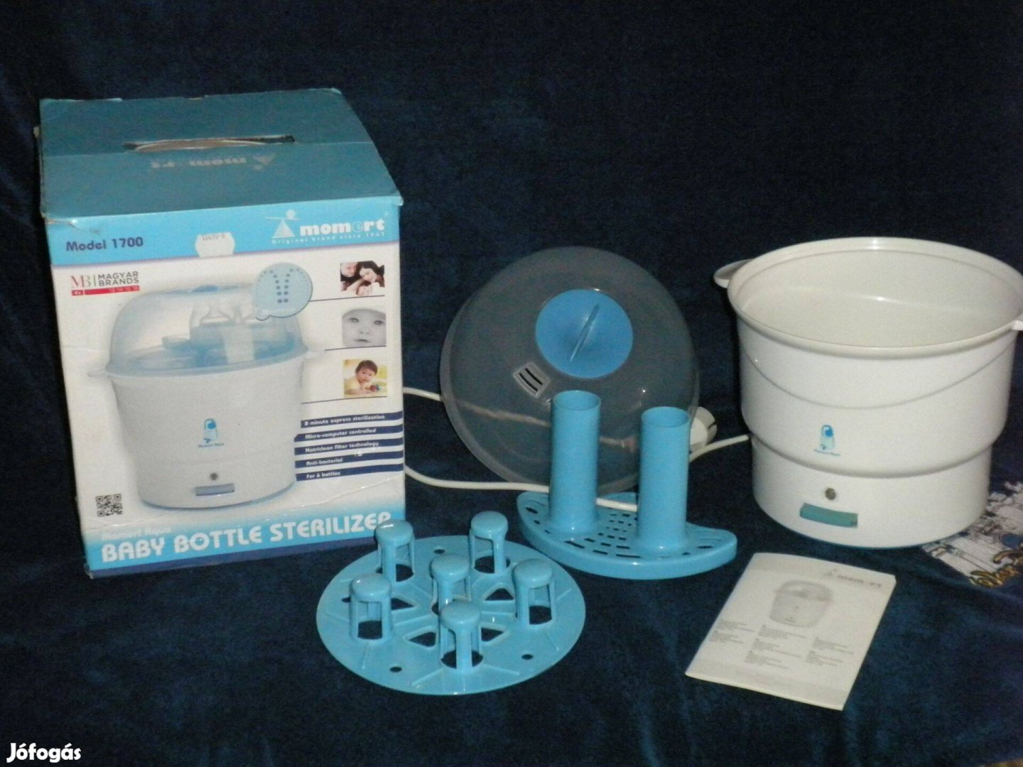 Momert cumisüveg sterilizáló kitűnő állapotban