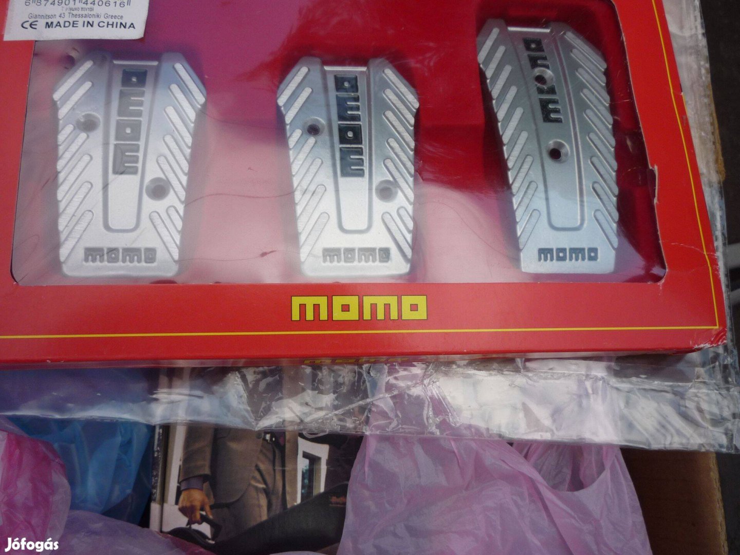 Momo Autós Sport pedal szett Alu pedál momo szett