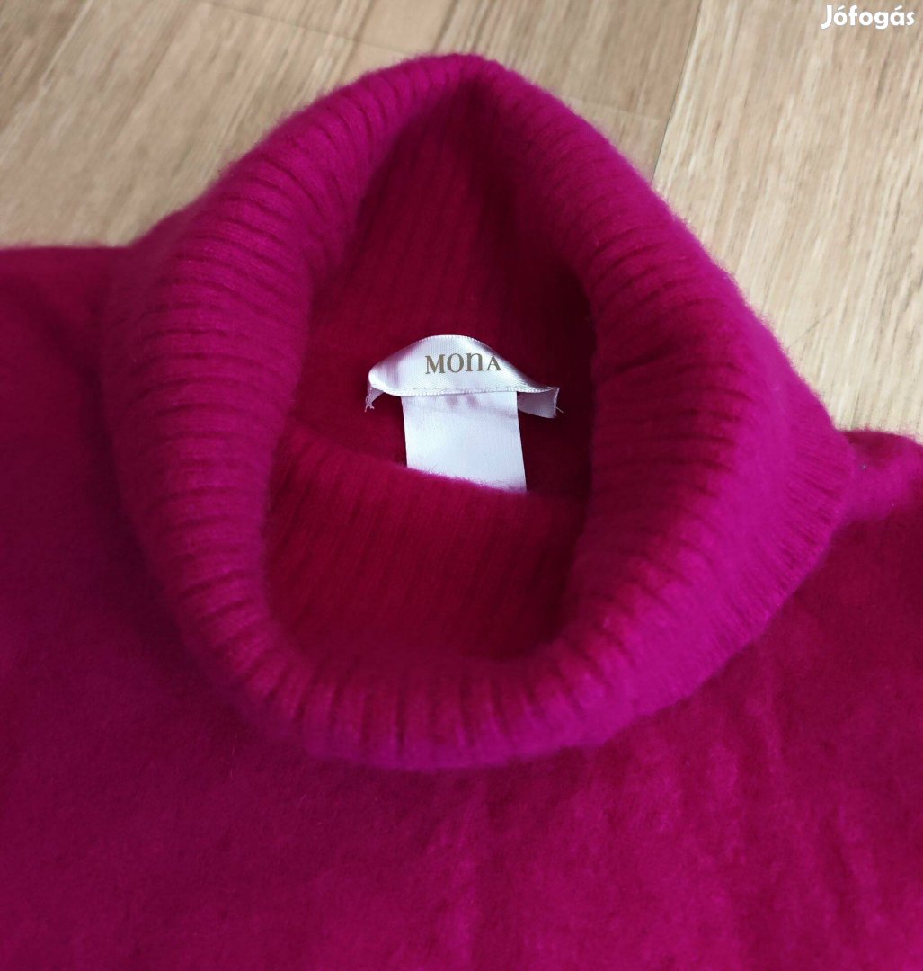 Mona luxus kasmír női pulóver S