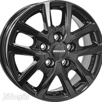Monaco Wheels CL2T Fényes fekete 6,5X16 5X130 ET66 CB78,1 | alufelni |