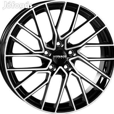 Monaco Wheels GP11 Fényes fekete Polírozott 8X18 5X112 ET28 CB66,5 |